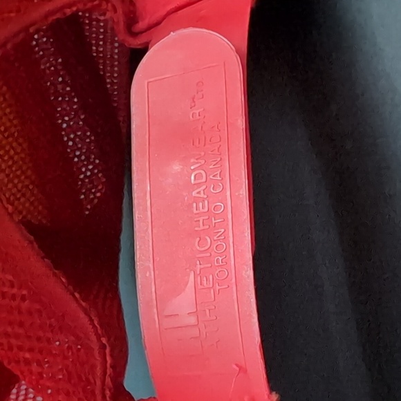 VTG,Webb's Lanes Mount Forest Red/White 3 Stripe Snapback Trucker Hat. - Picture 13 of 13